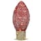 20" Pre-Lit LED Red Christmas Light Bulb Decoration